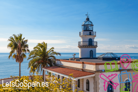 Lighthouse in Calella, ehere you can do all kinds of internships.