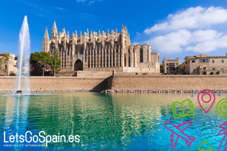 Palma, the capital of Mallorca is an amazing place to visit during your internship placement in Spain.